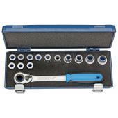 Gedore Dopsleutelset 19 SKU-20 14-dlg 10-24 mm