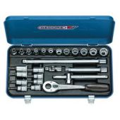 Gedore Dopsleutelset 30 IMU-10 3/8" 26-dlg 6-kant IN-IS-PH