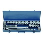 Gedore Dopsleutelset D 32 EMAU-2 3/4" 25dtlg UD mm+INCH