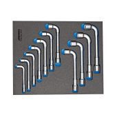 Gedore Dubbele soksleutelset 2005 CT2-25PK in 2/4 CT module, 11-dlg