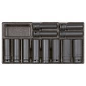 Gedore Slagmoerdopsleutelset R22150012 1/2” 1/3 CT-module, 14-dlg