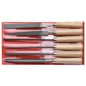 Gedore Sleutelvijlenset R93000006 , L 177 mm, 6-dlg