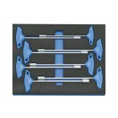 Gedore Soksleutelset met T-greep in 2/4 CT module 2005 CT2-2133 T , 7-dlg