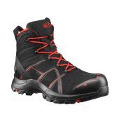 Haix Veiligheidsschoen BLACK EAGLE Safety 40.1 mid Zwart/Rood mt 49/14.0