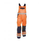 Hikoki Bretelbroek Hi-vis Met Kniezak FLUO-ORANJE/MARINEBL MT 52