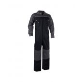 Hikoki Overall Met Kniezakken Cannes ZWART/GRIJS MT 2XL