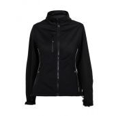 Hydrowear Damessoftshell Riga Zwart Maat XL