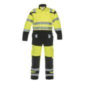 Hydrowear En20471 Overal Hove Fluor Geel - Zwart Maat 44