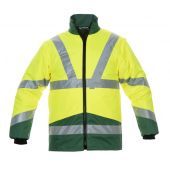 Hydrowear En20471 Parka Pluto Fluor Geel - Groen Maat 3XL