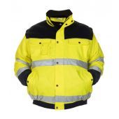 Hydrowear En20471 Pilotjack Luik Fluor Geel - Marine Maat 3XL