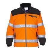 Hydrowear Fleece Freiburg Fluor Oranje - Zwart Maat XL