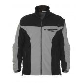 Hydrowear Fleece Kingston Zwart - Grijs Maat 3XL