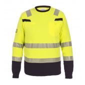 Hydrowear Fr Ast Shirt Murcia Fluor Geel - Zwart Maat 3XL