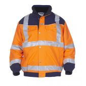 Hydrowear Jacket Furth Fluor Oranje - Marine Maat XL