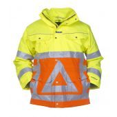 Hydrowear Parka Florence Fluor Oranje - Fluor Geel Maat S