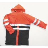 Hydrowear Parka Plains Fluor Oranje - Zwart Maat 3XL