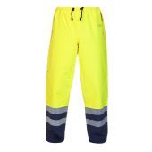 Hydrowear Regenbroek Neede Fluor Geel - Marine Maat 3XL