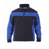 Hydrowear Softshell Rome Zwart - Korenblauw Maat M