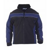 Hydrowear Softshell Rome Zwart - Marine Maat 3XL