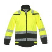 Hydrowear Softshell Telford Fluor Geel - Zwart Maat S