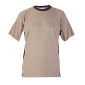 Hydrowear T-shirt Tricht Khaki - Zwart Maat 3XL