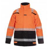 Hydrowear WINTER PARKA UTAH ORANGE/BLACK MT XS