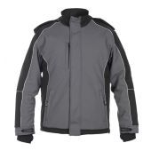 Hydrowear Wintersoftshell Vaals Grijs - Zwart Maat XS