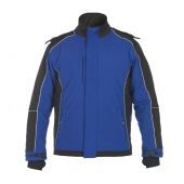 Hydrowear Wintersoftshell Vaals Korenblauw - Zwart Maat 4XL