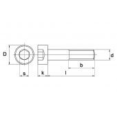 - Inbusbout CK DIN 912 8.8 Galvanisch Verzinkt M20X60