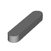 Kelfort Inlegspie Vlak DIN 6885A 18X11X70MM