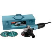 Makita 230 V Haakse slijper 125 mm 9558HNRGK3