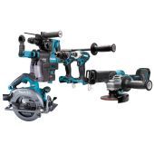 Makita XGT 40 V Max Combiset boren, (slag)schroeven, slijpen en zagen DK0128G601