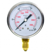 - Manometer 0-2,5 BAR