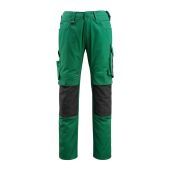 Mascot Broek met kniezakken 12679 Groen/zwart Maat 90C47