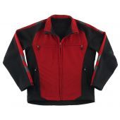 Mascot Softshell jas 12002 Rood/zwart Maat L