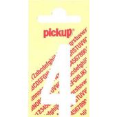 Pickup Plakcijfers Wit 60 Mm - 4