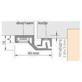 Alprokon Inbraakprofiel Buitendraaiend, Terugligging 3-5 MM 3T5 Alu Line