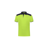 Santino Poloshirt Tivoli Lime / Real Navy Maat M