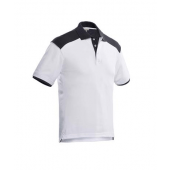 Santino Poloshirt tivoli WIT / GRAPHITE MAAT 3XL