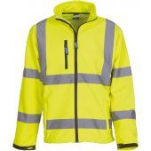Toptex Soft Shell Jack Hi-Vis Yoko GEEL MT. M