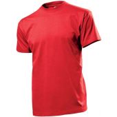 Stedman T-shirt classic-t for him 186C SCARLET Rood mt M