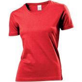 Stedman T-shirt Classic-T for her 186C Scarlet Rood mt M