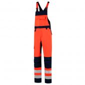 Tricorp Amerikaanse Overall High Vis Bicolor 753005 Fluor Red-Ink Maat 42