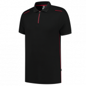 Tricorp Poloshirt Accent 202703 Black/Red Maat 3XL