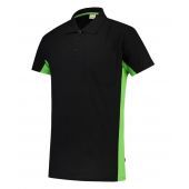 Tricorp Poloshirt Bicolor Borstzak 202002 Black-Lime Maat S