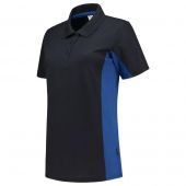 Tricorp Poloshirt Bicolor Dames 202003 Navy-Royalblue Maat XS
