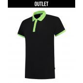 Tricorp Poloshirt Bicolor Fitted 201002 Black-Lime Maat XXS