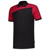 Tricorp Poloshirt Bicolor Naden 202006 Black-Red Maat 8XL