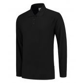 Tricorp POLOSHIRT LANGE MOUW TRICORP<BR/><BR/>BLACK MT 4XL Maat 4XL - TRI1779