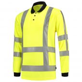 Tricorp Poloshirt RWS Birdseye Lange Mouw 203005 Fluor Yellow Maat 7XL